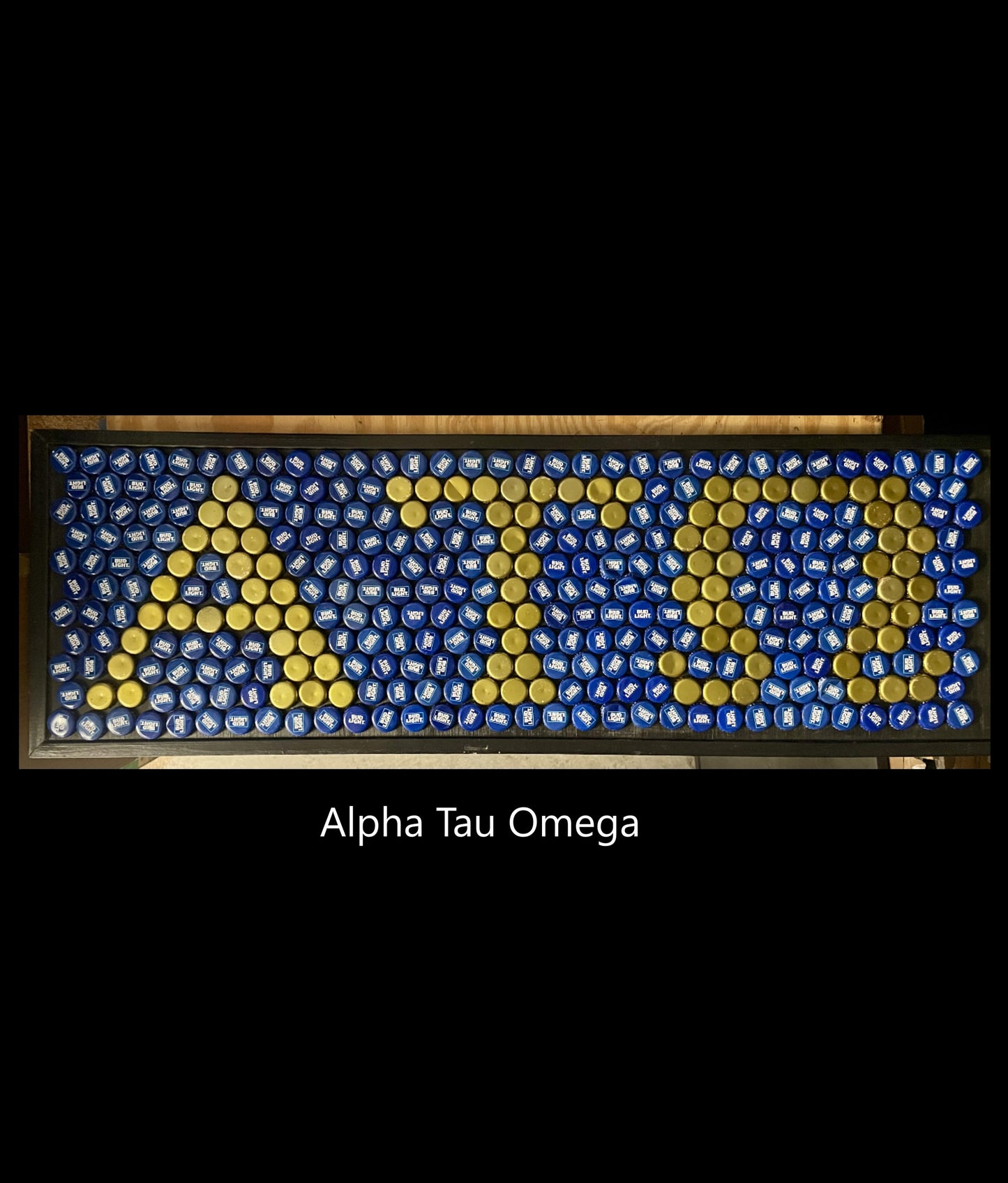 Frat- Alpha Tau Omega Bottle Cap Sign