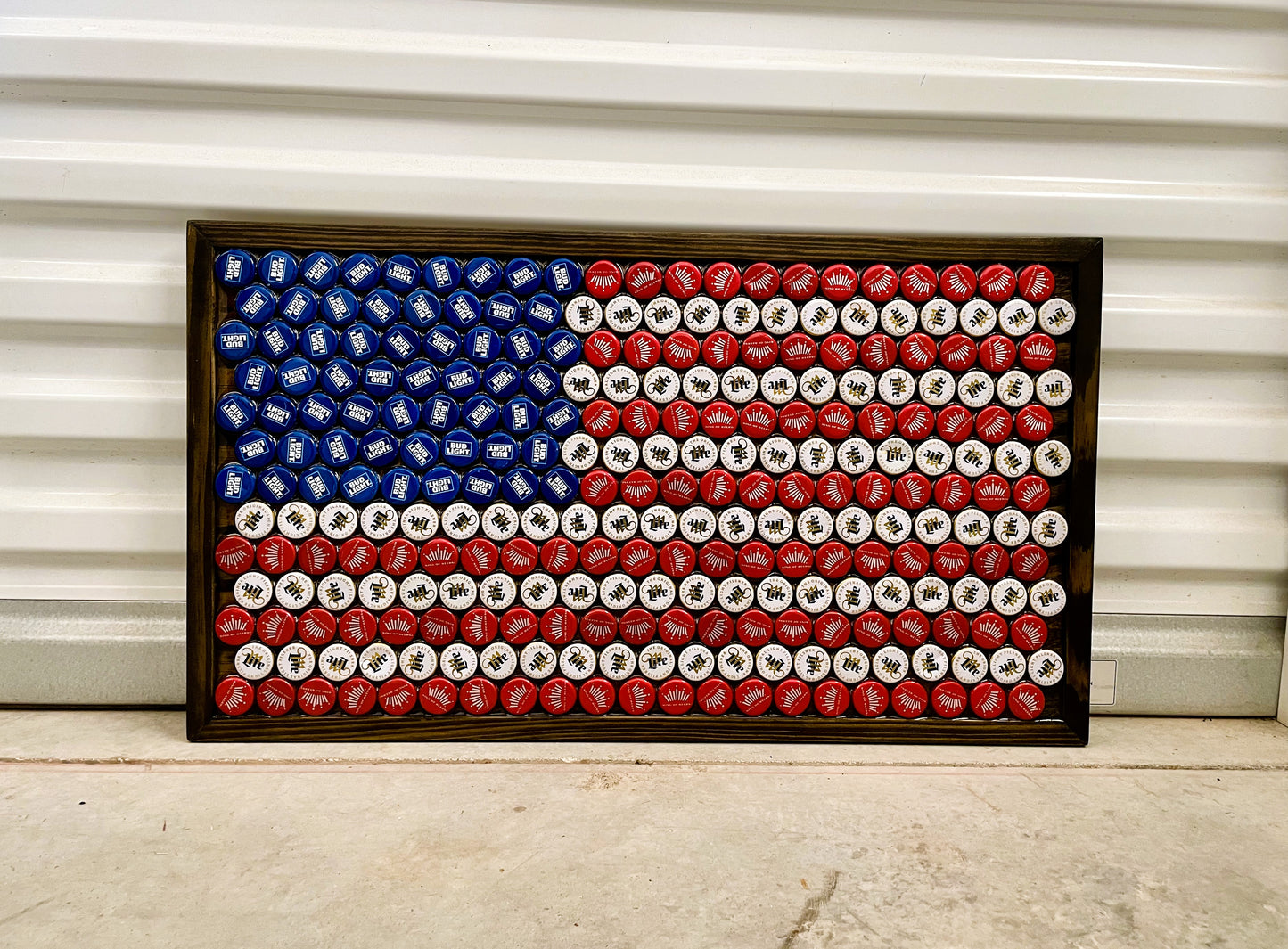 Flag of America Bottle Cap Sign