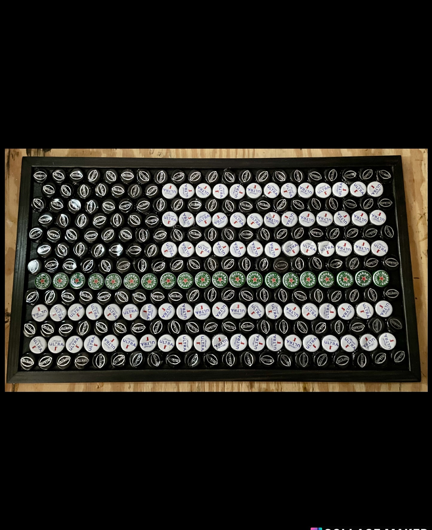 Flag- Thin Green Line Bottle Cap Sign