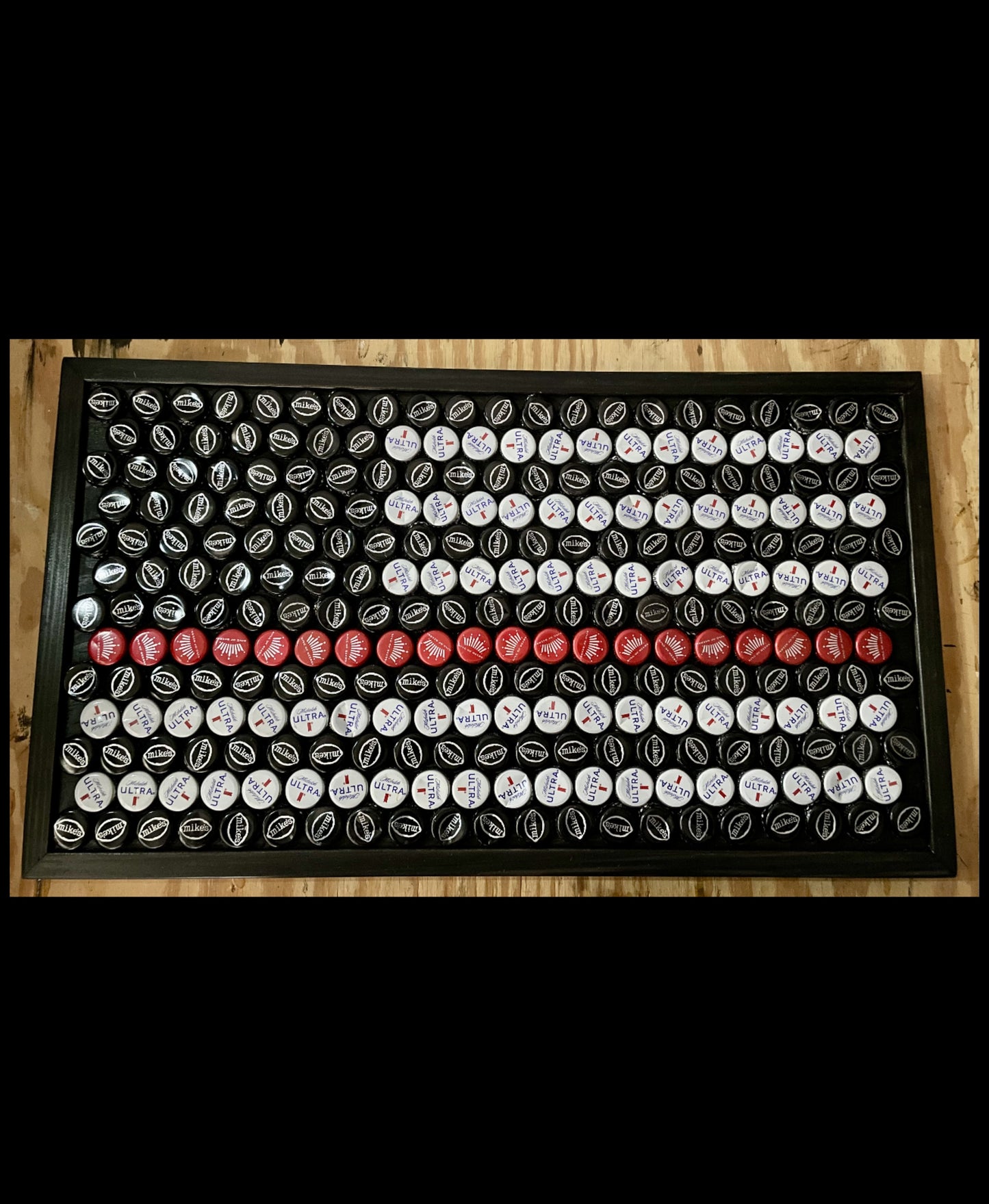 Flag- Thin Red Line Bottle Cap Sign