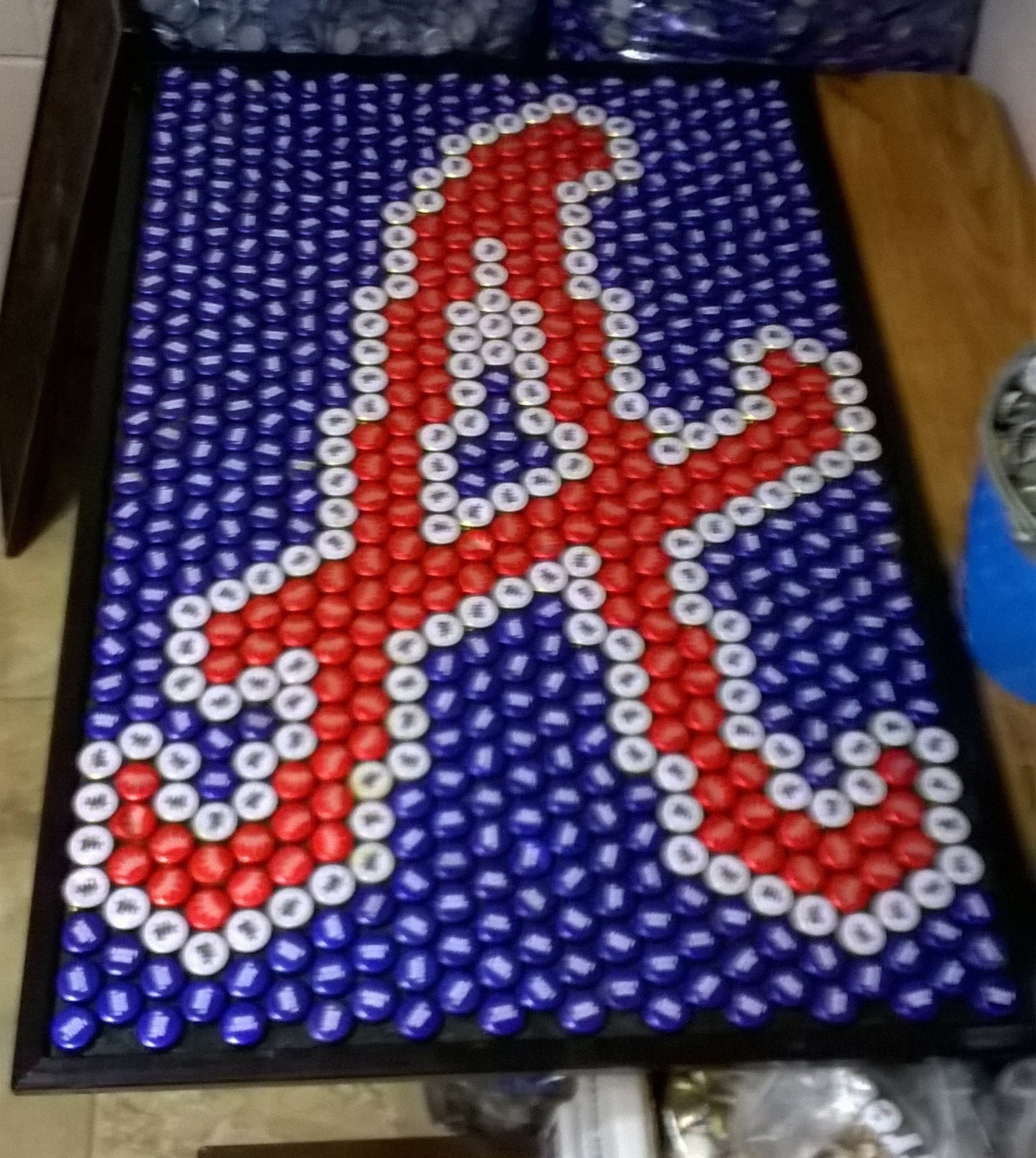 MLB- Atlanta Braves Bottle Cap Sign