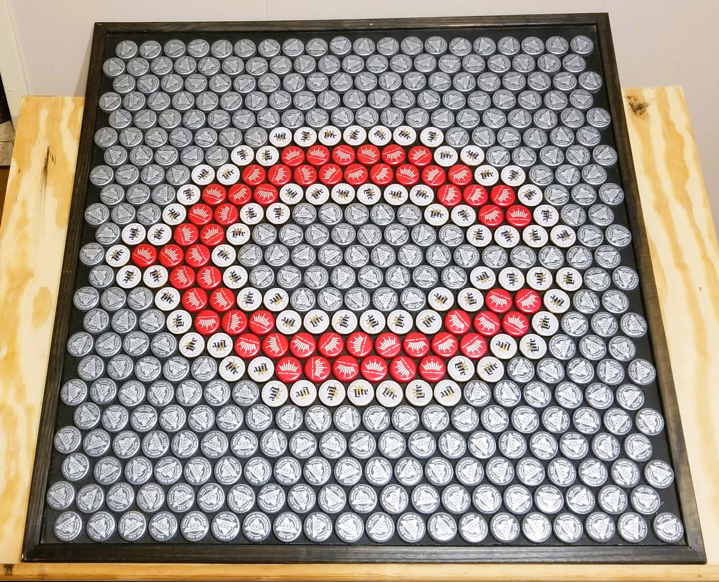 MLB- Cincinnati Reds Bottle Cap Sign