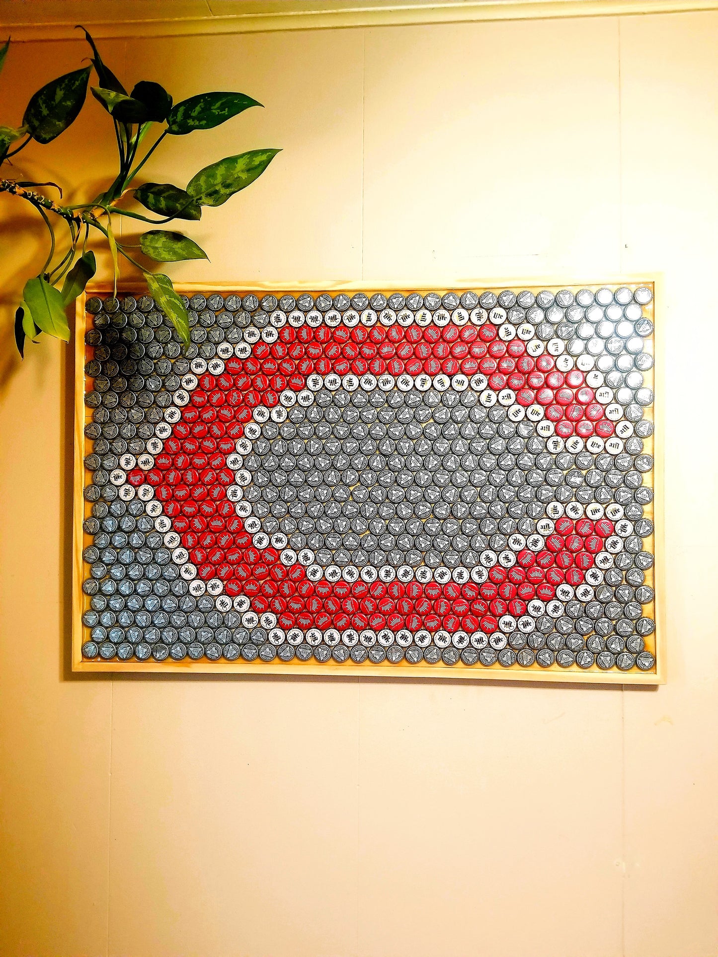 MLB- Cincinnati Reds Bottle Cap Sign