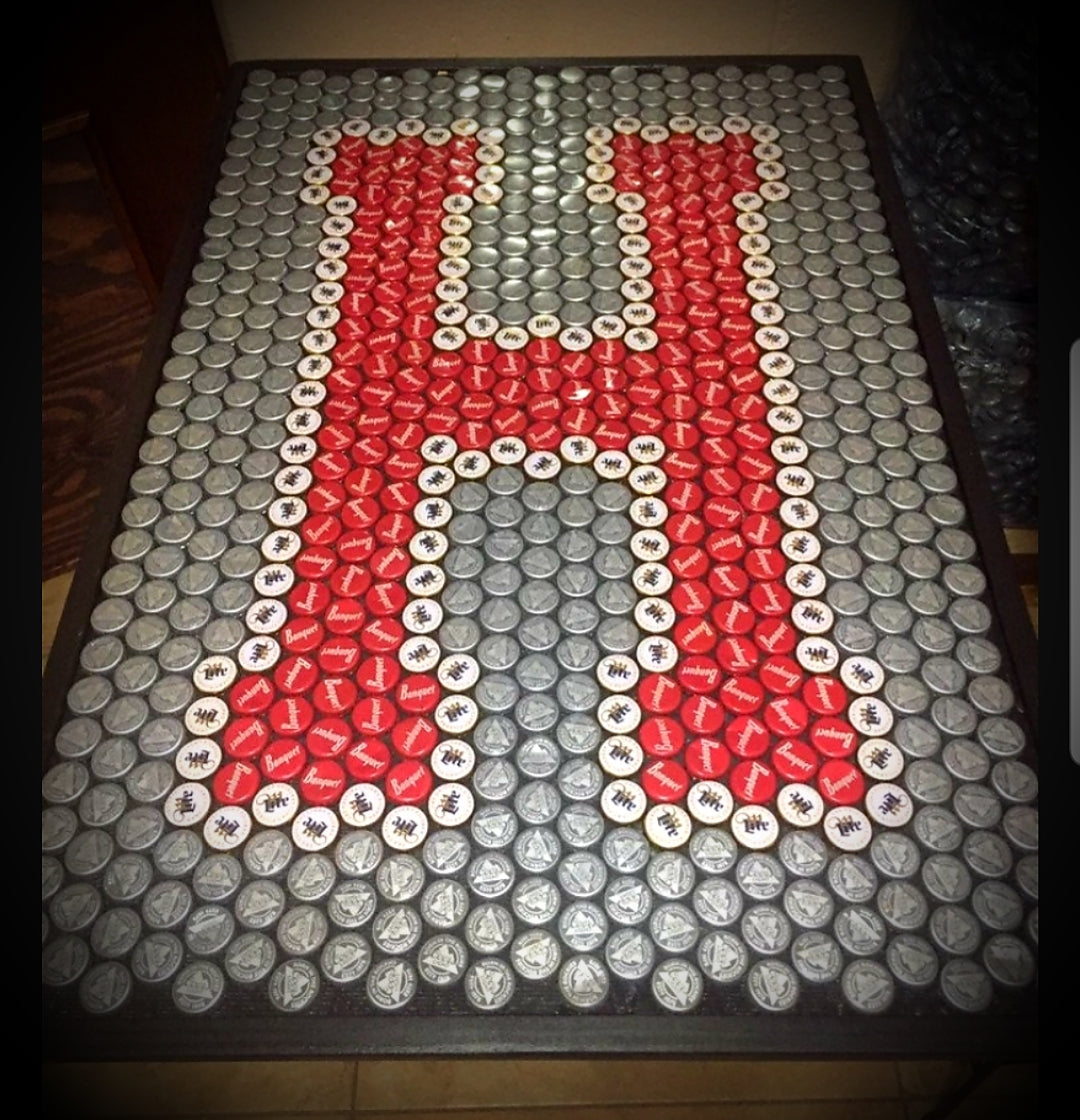 NCAA- Harvard Crimson Bottle Cap Sign
