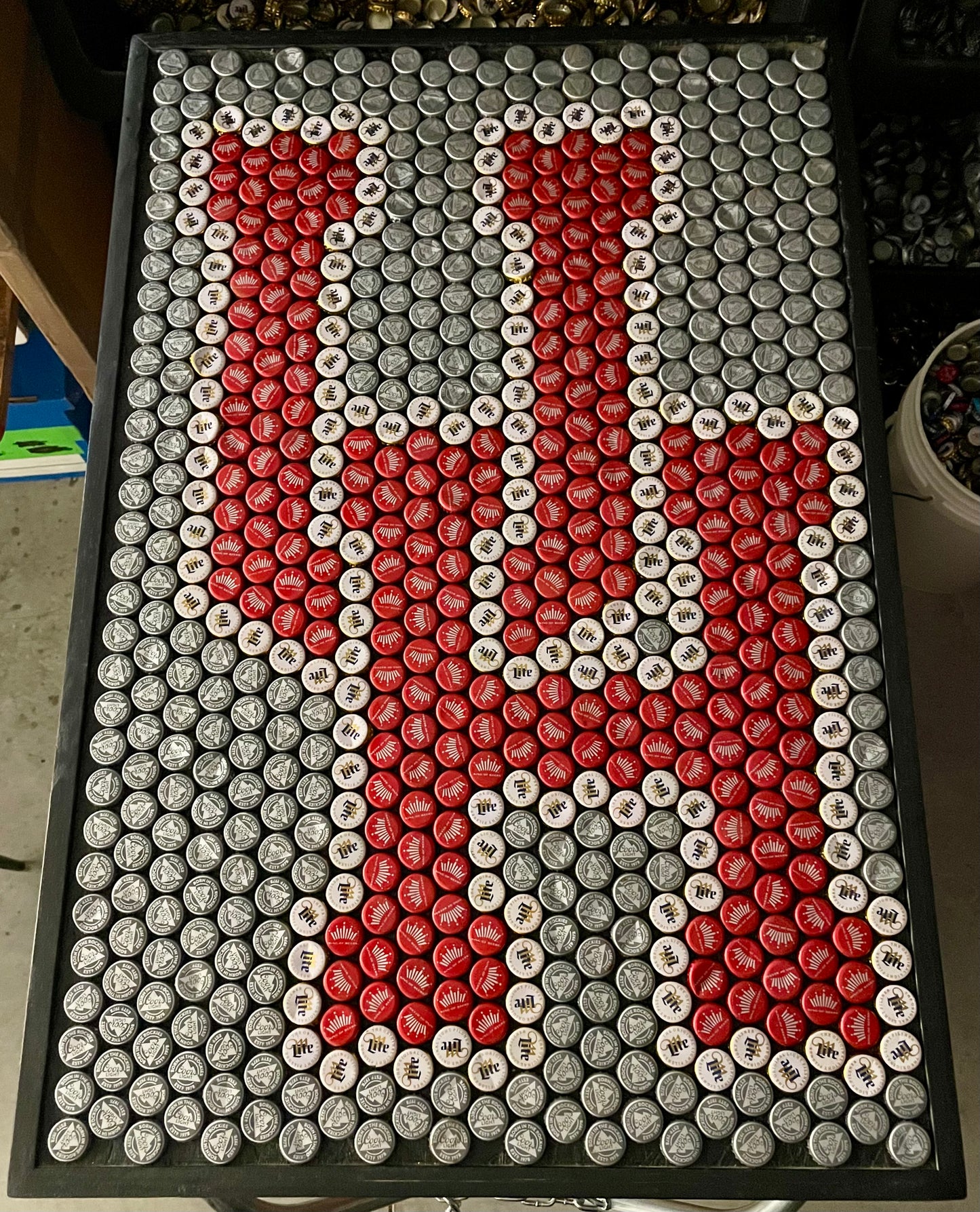 NCAA- Houston Cougars Bottle Cap Sign