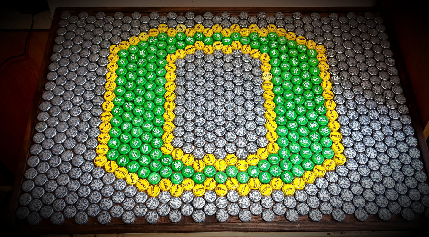 NCAA- Oregon Ducks Bottle Cap Sign