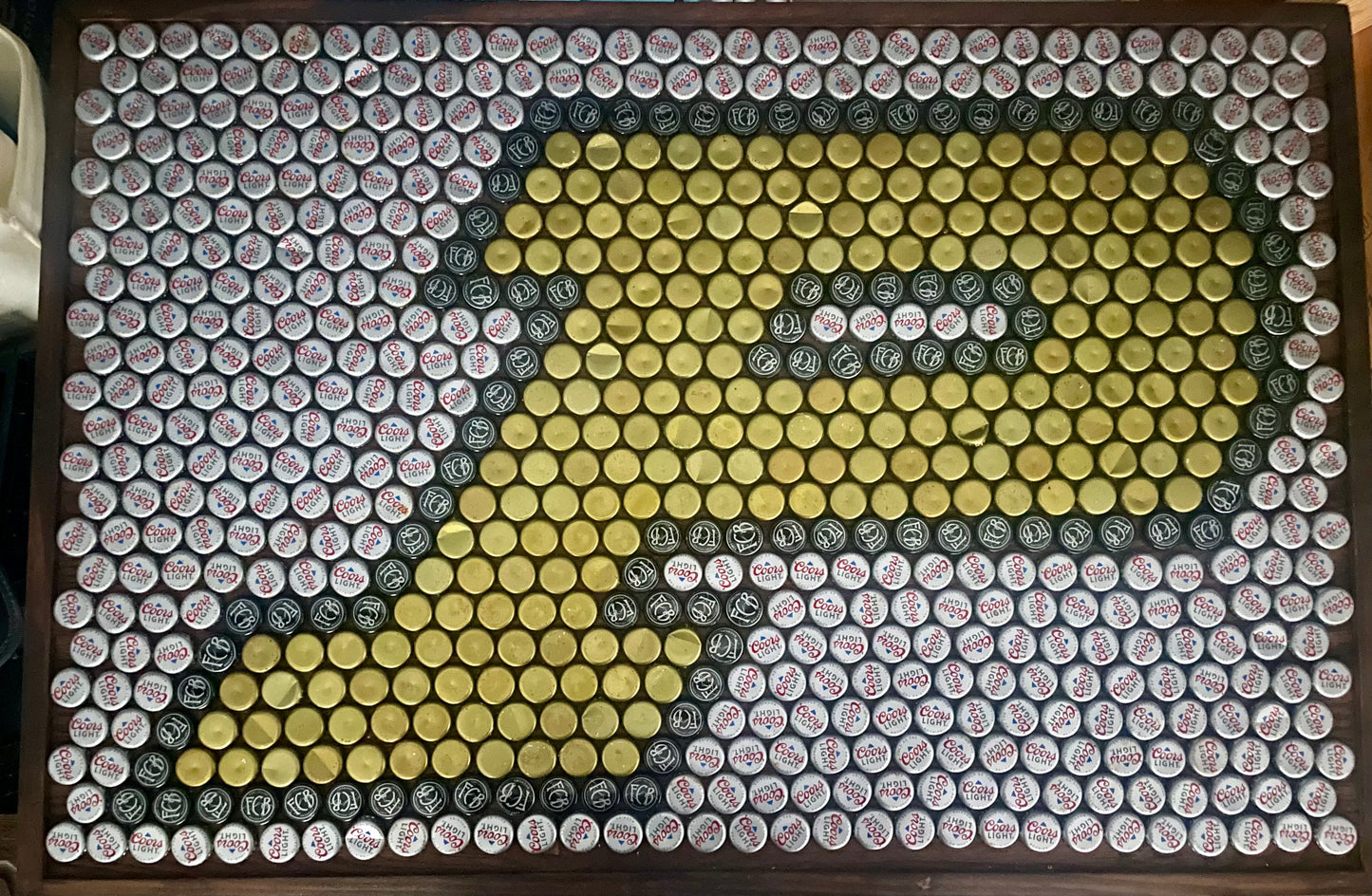 NCAA- Purdue Boilermakers Bottle Cap Sign