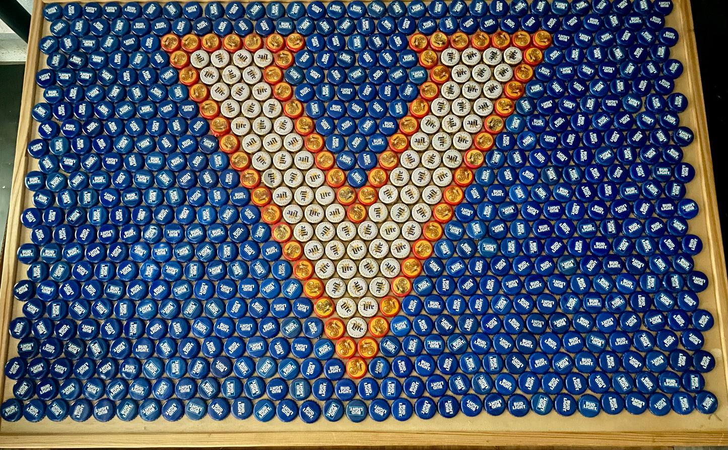 NCAA- Virginia Cavaliers Bottle Cap Sign