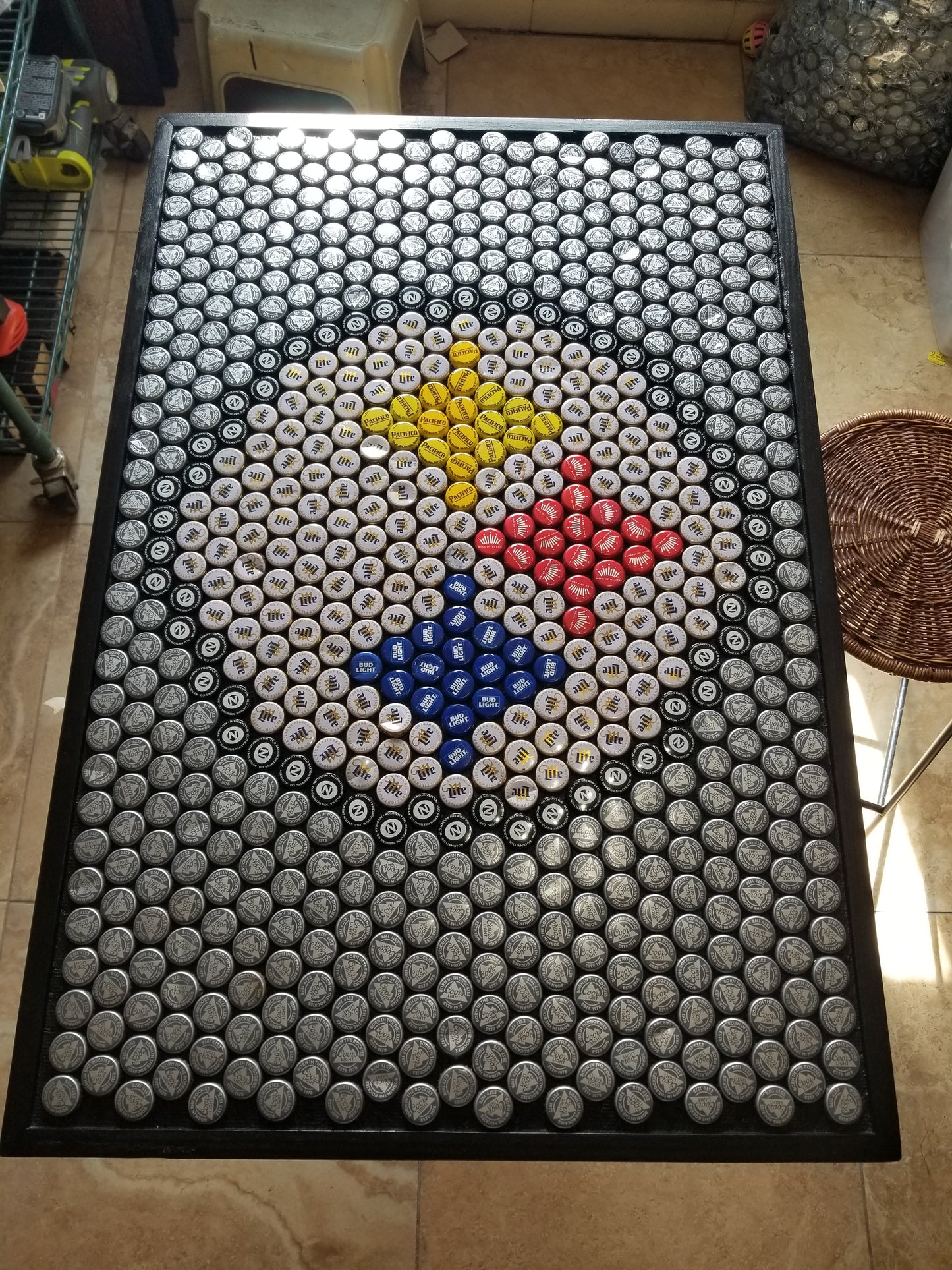 NFL- Pittsburgh Steelers Bottle Cap Sign