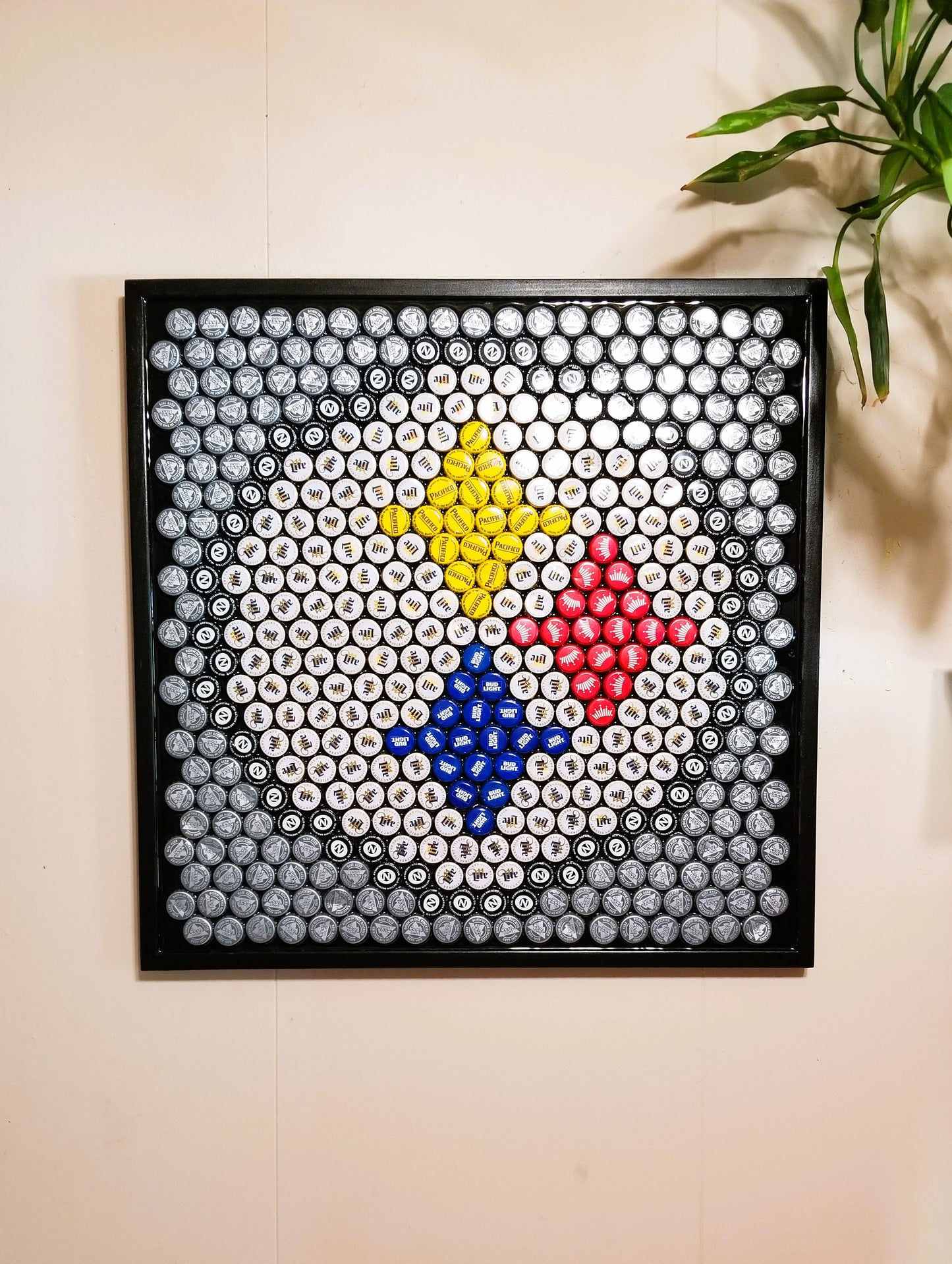 NFL- Pittsburgh Steelers Bottle Cap Sign