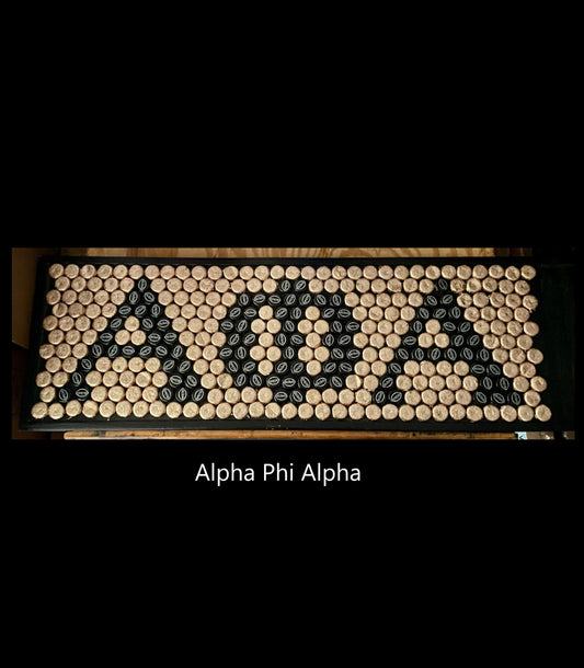 Frat- Alpha Phi Alpha Bottle Cap Sign