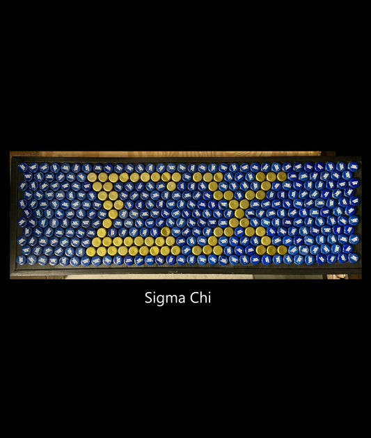 Frat- Sigma Chi Bottle Cap Sign