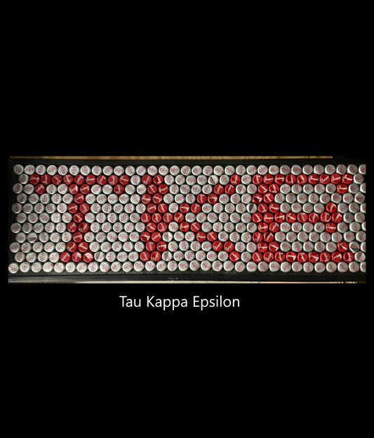 Frat- Tau Kappa Epsilon Bottle Cap Sign