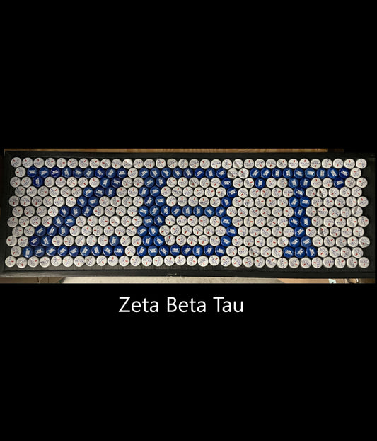 Frat- Zeta Beta Tau Bottle Cap Sign