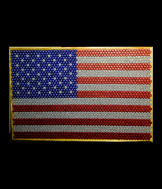 Flag of America Bottle Cap Sign