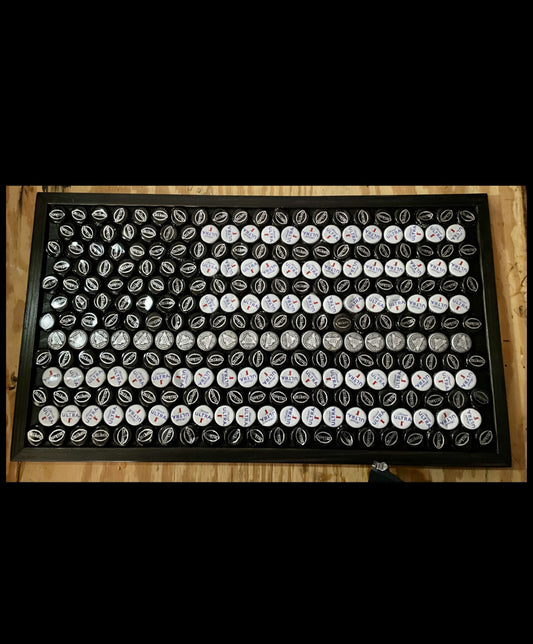 Flag- Thin Grey Line Bottle Cap Sign