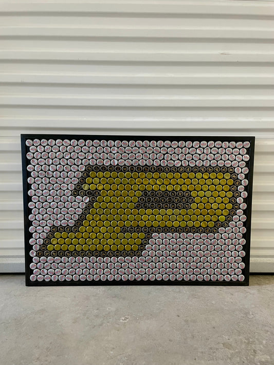 NCAA- Purdue Boilermakers Bottle Cap Sign