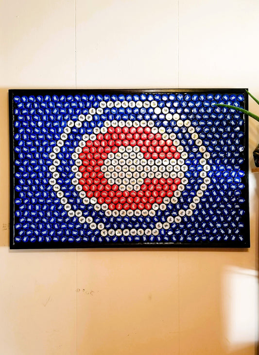 NFL- Chicago Bears Bottle Cap Sign
