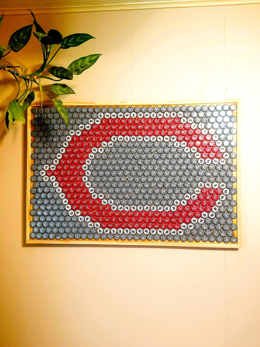 MLB- Cincinnati Reds Bottle Cap Sign
