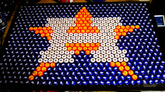 MLB- Houston Astros Bottle Cap Sign