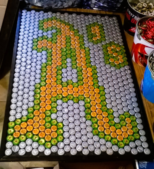 MLB- Oakland A's Bottle Cap Sign
