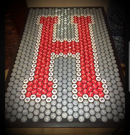 NCAA- Harvard Crimson Bottle Cap Sign