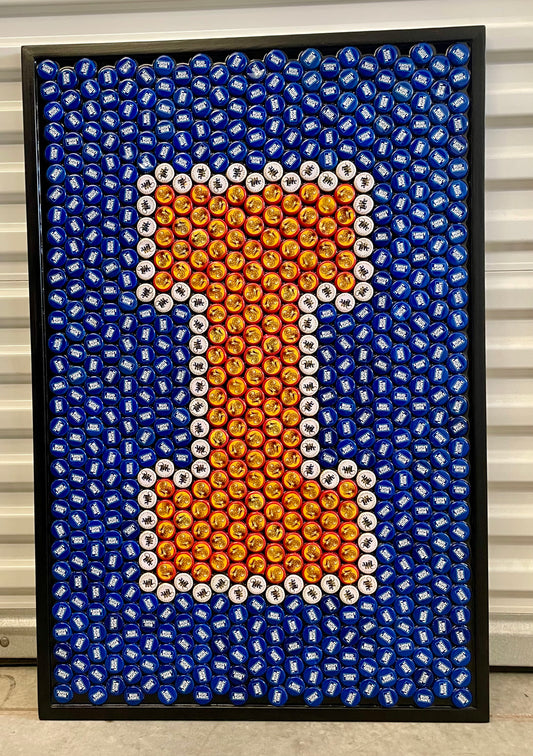 NCAA- Illinois Fighting Illini Bottle Cap Sign