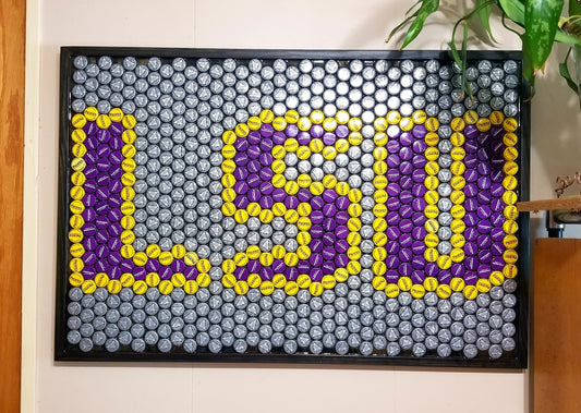 NCAA- LSU Tigers Bottle Cap Sign