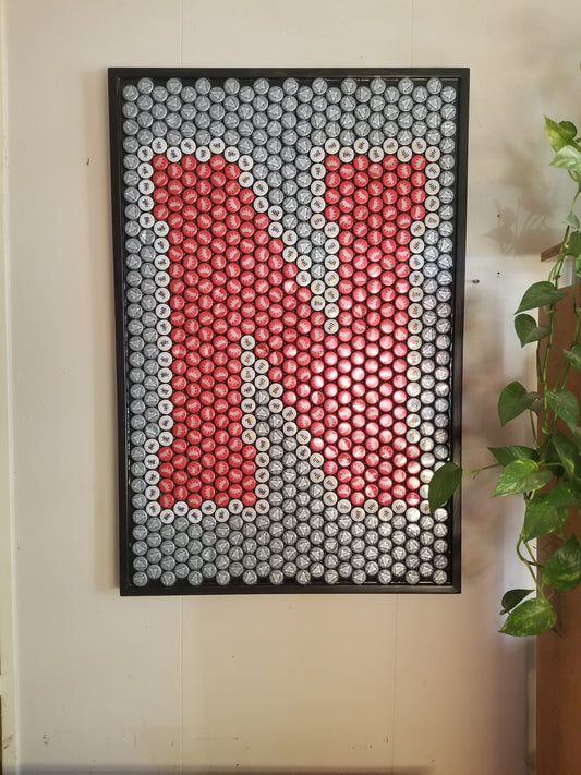 NCAA- Nebraska Cornhuskers Bottle Cap Sign