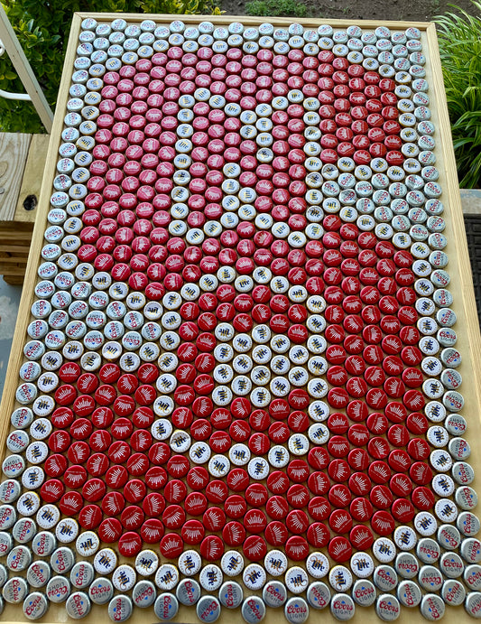 NCAA- NC State Wolfpack Bottle Cap Sign