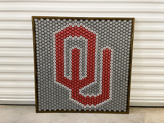 NCAA- Oklahoma Sooners Bottle Cap Sign
