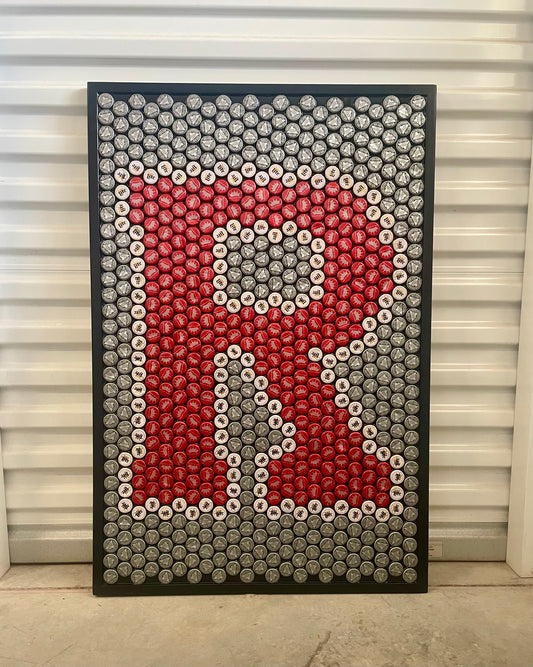 NCAA- Rutgers Scarlet Knights Bottle Cap Sign