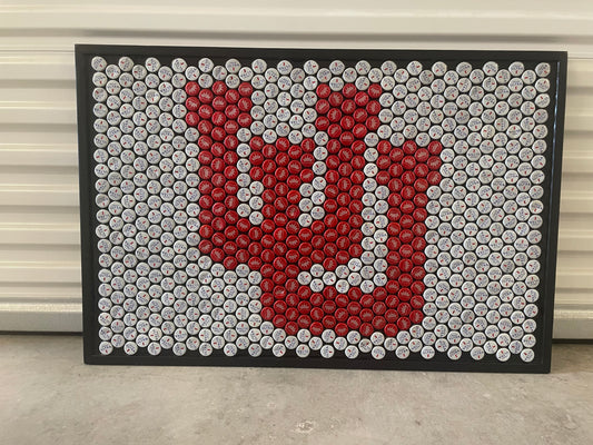 NCAA- Utah Utes Bottle Cap Sign